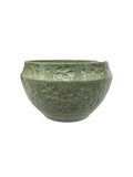 Herbarius 8 Parça Çiçek Desenli Benekli Adaçayı Yeşili Renk Matcha Çayı Hazırlama Seti - Geleneksel Japon Matcha Seti