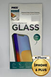 Iphone 6 PLUS Uyumlu Temperli Tam Koruma Şeffaf Cam Ekran Koruyucu