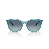 AEX 4140S 82374S 55 Unisex Oval Mavi Kemik Güneş Gözlüğü