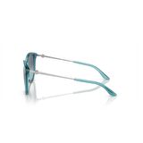 AEX 4140S 82374S 55 Unisex Oval Mavi Kemik Güneş Gözlüğü