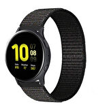 Megafox Huawei Watch 3 / Watch 3 Pro 22mm Uyumlu Hasır Kordon Spor Örgü İşlemeli Yumuşak Kayış