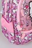 YENİ SEZON LİSANSLI HELLO KITTY'NIN PIRILTILI DÜNYASI ÖZEL KOLEKSİYON OKUL ÇANTASI  
