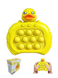 Popit Makinesi Işıklı Oyun Fast Push Pilli Fidget Kabarcık - Ördek