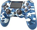 PS4 PS4 Pro PS4 Slim PS3 Oyun Konsolu İçin Kablosuz Wireless Control Kol 1000 mAh Batarya 12 Saat Çalışma Çift Titreşim