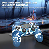 PS4 PS4 Pro PS4 Slim PS3 Oyun Konsolu İçin Kablosuz Wireless Control Kol 1000 mAh Batarya 12 Saat Çalışma Çift Titreşim