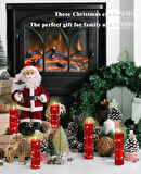 Led Mum 5li Set Yanma Efektli Titrek Işık Özellikli Zamanlayıcılı Gerçek Hisli Mum Işık Aydınlatma Kumandalı