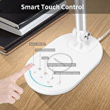 Lüx LED Çalışma Masa Lambas Göz Yormayan 10 Farklı Kademe Ayarı Usb Çıkış Özellikli Gece Lambası