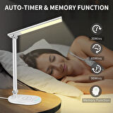 Lüx LED Çalışma Masa Lambas Göz Yormayan 10 Farklı Kademe Ayarı Usb Çıkış Özellikli Gece Lambası