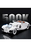 Mercedes Benz Araba Mercedes 1936 500K Diecast Araba İngiliz Arabası Koleksiyon Eski Klasik Araba