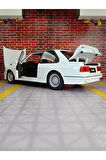 1988 BMW 3 SERIES M3 White (E30) 1:24 Ölçek Açılan Kapılar BMW E30 Diecast Araba