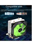 İşlemci Fanı Bakır Kanallı LGA 775 1155 1156 1150 1151 Geçmeli CPU Fanı Soğutma Fanı CPU Soğutucu