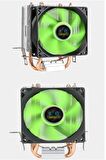 İşlemci Fanı Bakır Kanallı LGA 775 1155 1156 1150 1151 Geçmeli CPU Fanı Soğutma Fanı CPU Soğutucu