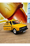 Murat 131 Taksi 1/36 Ölçek Çek Bırak Diecast Metal Model Oyuncak Araba Tofaş Taksi Murat 131