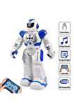 Oyuncak Uzaktan Kumandalı ve El Sensörlü Şarjlı Led Işık Moonwalk Akıllı Robot 19 Fonskiyonlu
