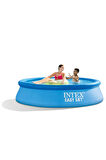 Intex Easy Kolay Kurulum Mavi Renkli Havuz 244x61 cm Easy Kolay Kurulum Şişme Havuz 244 x 61