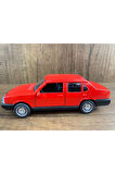Kırmızı Doğan Şahin Metal Çek Bırak Oyuncak Araba Tofaş Şahin Model Araç Kapıları Açılır