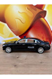 Mercedes Benz Maybach S680 Polis Diecast 1:24 Büyük Boy Metal Araba Işıklı Sesli Kapı Bagaj Açılır