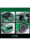 Bmw M8 Diecast Metal 1.24 Ölcek Araba Kapı Bagaj Kaput Açılır Siyah BMW M8 Spor Araba Model