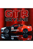 Nissan Skyline GTR R34 1:24 Ölçek Diecast Model Araba Açılan Kapılar Modifiyeli