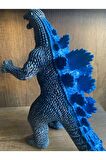 Godzilla SESLİ 68 CM DİNAZOR BÜYÜK BOY GODZİLA OYUNCAK FİGÜR GODZİLLA MAVİ DİNAZOR