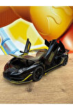 LAMBORGHİNİ AVENTADOR SVJ DİECAST MODEL ARABA SESLİ IŞIKLI KAPILARI AÇILIR LAMBORGİHİNİ SİYAH ARABA
