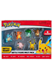 PokemonBattle 6'lı Figür Seti oyuncak Orijinal Pokemon Pikachu Figür Seti