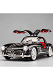Mercedes-benz 300 Sl Siyah 1954 Model Klasik Araba 1/24 Ölçek Mercedes 300SL Siyah Sesli Işıklı
