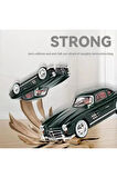 Mercedes-benz 300 Sl Siyah 1954 Model Klasik Araba 1/24 Ölçek Mercedes 300SL Siyah Sesli Işıklı