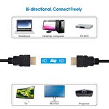 3 Metre HDMI Kablo 4k Yüksek Kalite Görüntü Full HD PVC Hdmi Kablosu