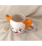 Kupa Kahve Fincanı Pennywise Palyaço 3D Tasarım Bardak 480 ml Su Bardağı