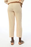 KADIN BELİ LASTİKLİ RAHAT KALIP PAMUK PANTOLON