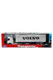 1:32 VOLVO FH12 TIR GRİ METAL BAŞLIKLI VOLVO DİECAST TIR DORSE KAPILARI AÇILIR