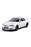 Nissan Skyline GTR (R34) 1/24 Ölçek Diecast Model Araba Nissan Skyline GTR Diecast Araba