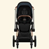 Cybex Priam 4/ Rose Gold-Black (her türlü zeminle başeden tekerlek teknolojisi)