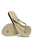 Slim Sparkle II Sand Grey Kadın Terlik
