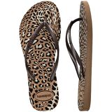 HAVAIANAS Slim Animals Rose Gold/Cafe 4103352-6841