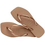 HAVAIANAS Slim Square Logo Metallic Rose Gold/Rose Gold 4148257-5282