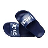 Havaianas Slide Classic Logomania Erkek Lacivert Terlik