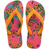 Havaianas Kids Top Fashion Pink Fluxpop Yellow  Pembe Çocuk Terlik