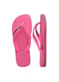 Havaianas Pembe Kadın Plaj Terliği BRASIL LOGO NEON