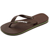 HAVAIANAS Brasil Logo Dark Brown Parmak Arası Terlik 4110850-2673