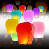 99 ADET 1.KALİTE YILBAŞI BALONU YILBAŞI DİLEK BALONU DİLEK FENERİ SKY LANTERN YIRTIK ÜRÜN DEĞİLDİR VIP DİLEK BALONU