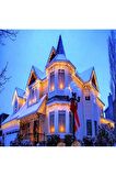 EAVES LED LİGHT WARM LİGHT 4 METRE GÜN IŞIĞI SAÇAK PERDE LED IŞIK 16 DALLI 70 CM 50 CM 35 CM SAÇAK LED IŞIK