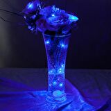 10 METRE BATTERY BLUE LED LİGHT 10 METRE PİLLİ MAVİ LED IŞIK MAVİ PİLLİ IŞIK MAVİ DEKORASYON IŞIĞI