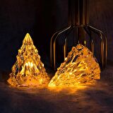 AMBER LED IŞIKLI ÇAM AĞACI MİNİ IŞIKLI ÇAM AĞACI IŞIKLI YILBAŞI AĞACI LED LİGHT NOEL TREE DECOR LİGHT