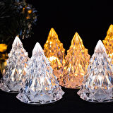 AMBER LED IŞIKLI ÇAM AĞACI MİNİ IŞIKLI ÇAM AĞACI IŞIKLI YILBAŞI AĞACI LED LİGHT NOEL TREE DECOR LİGHT