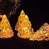 AMBER LED IŞIKLI ÇAM AĞACI MİNİ IŞIKLI ÇAM AĞACI IŞIKLI YILBAŞI AĞACI LED LİGHT NOEL TREE DECOR LİGHT