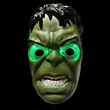 LED IŞIKLI MASKE IŞIKLI HULK MASKESİ LED LİGHT HULK MASK YEŞİL ADAM MASKESİ IŞIKLI CADILAR BAYRAMI MASKESİ