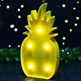 PINEAPPLE LED LİGHT DECOR LED IŞIKLI ANANAS PİLLİ LED IŞIK GÜN IŞIĞI LED IŞIK KIR DÜĞÜNÜ DEKORLARI