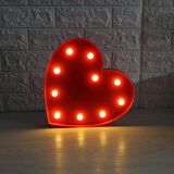 LED LİGHT HEART 2Lİ SET LED IŞIKLI KALP GÜN IŞIĞI PİLLİ LED IŞIK ROMANTİK DEKOR KALP 2Lİ KALPLİ IŞIK
